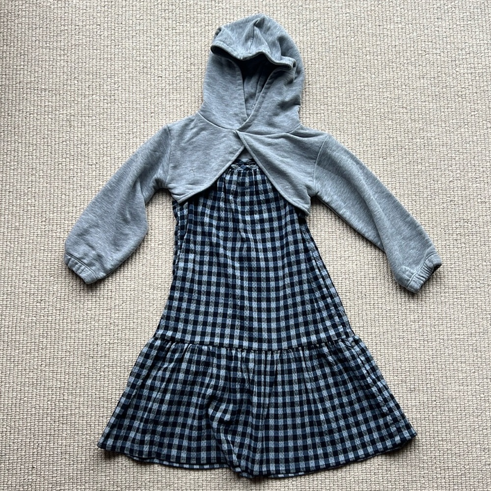 Zara Kids Plaid Dress with Bolero